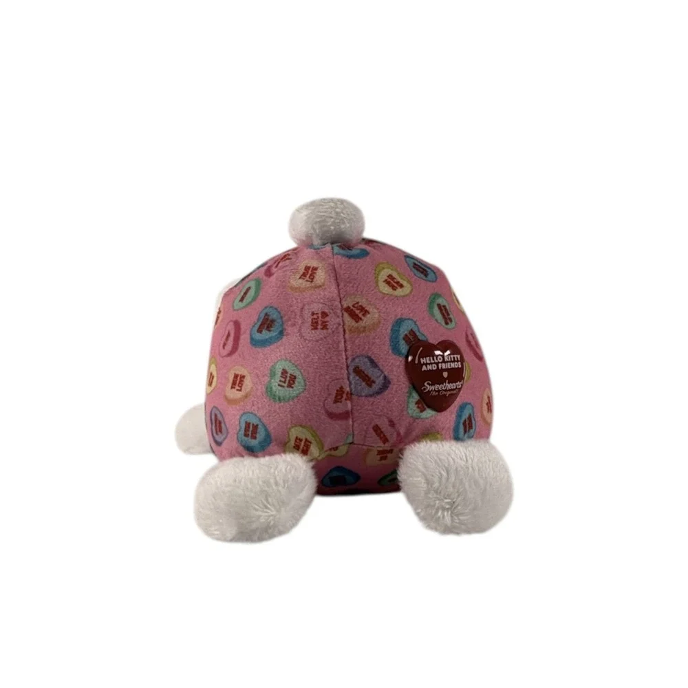 Sanrio Hello Kitty Plush Kids 8in White Pink Excellent Sweethearts Heart Bow